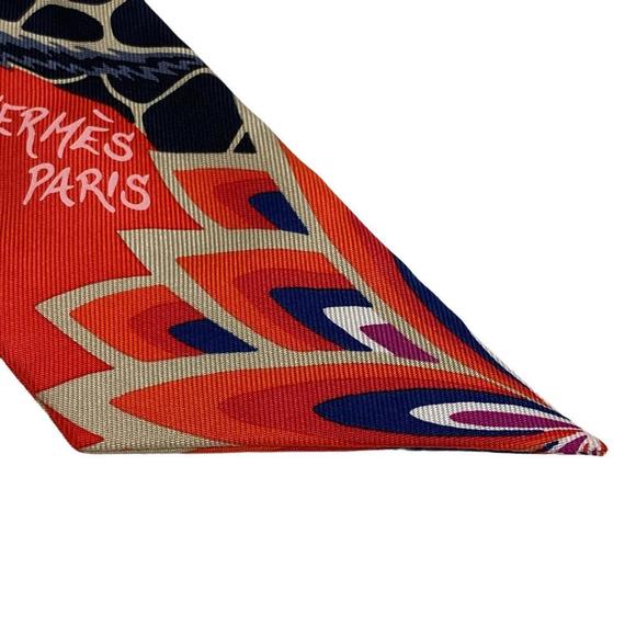 HERMES THE THREE GRACES Three Graces Scarf Orange Ladies - Picture 3 of 10